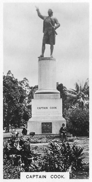 Captain Cooks statue, Australia, 1928