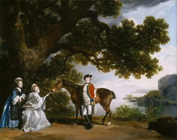 Captain Samuel Sharpe Pocklington with His Wife, Pleasance, and possibly His Sister