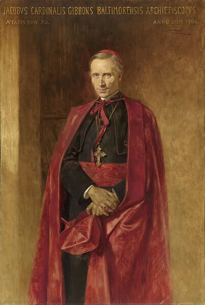 Cardinal James Gibbons, 1904. Creator: Theobald Chartran