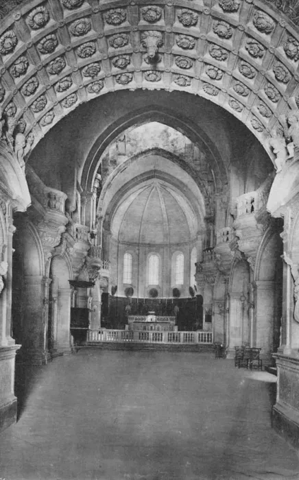 Framed Print : Print of Avignon Cathedral interior, c1925 Framed Print : Print of Avignon Cathedral interior, c1925