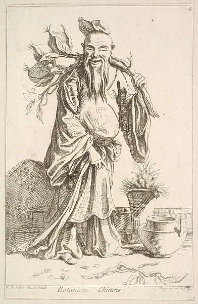 Chinese botanist, 1738-45. Creator: Francois Boucher