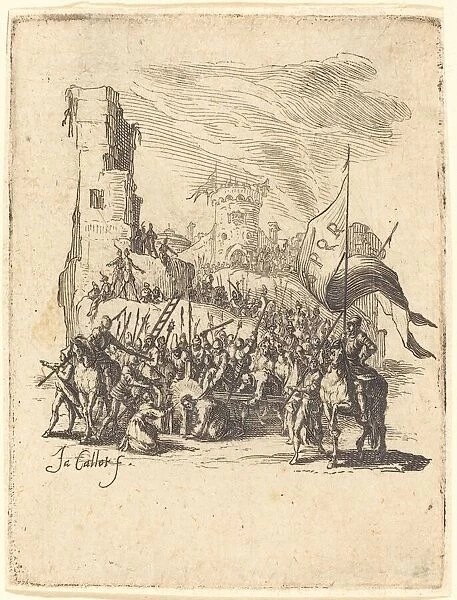 Christ Carrying the Cross, c. 1624  /  1625. Creator: Jacques Callot