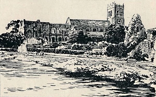 Christchurch Priory, 1929