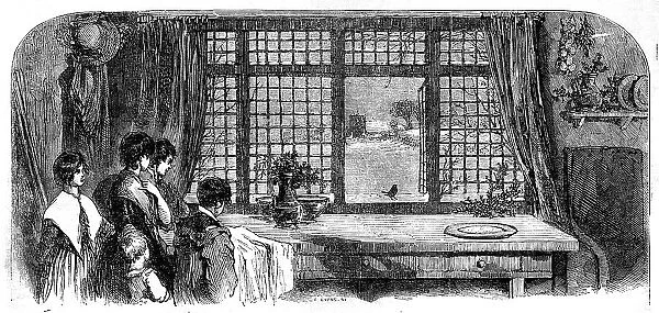 The Christmas Guest, 1854. Creator: Edmund Evans