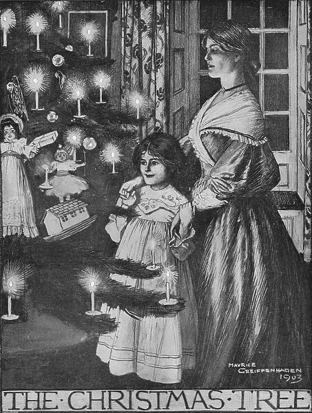The Christmas Tree, 1903 (1903). Artist: Maurice Greiffenhagen