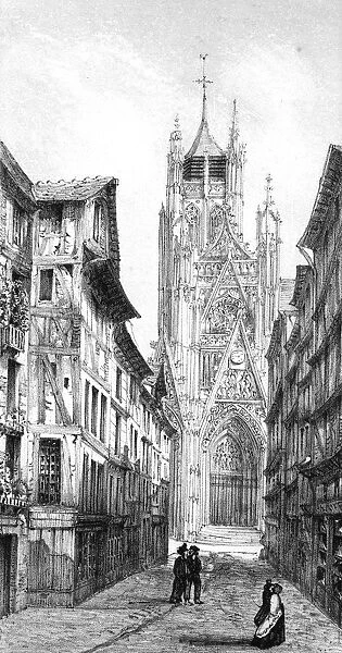 Church of St Maclou, Rouen, France, 19th century
