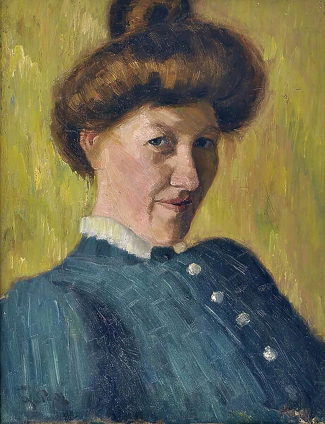 My cleaning lady, 1905. Creator: Georg Pauli