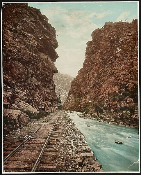 Clear Creek Canon, Colorado, c1899. Creator: William H. Jackson