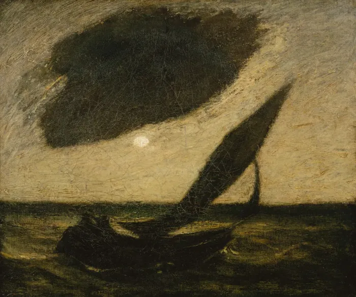 Framed Print : Albert Pinkham Ryder's Under a Cloud Print, ca. 1900 Framed Print : Albert Pinkham Ryder's Under a Cloud Print, ca. 1900