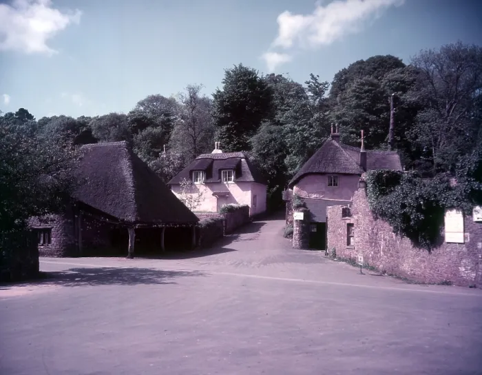 Framed Print : Print of Cockington Village, Devon Framed Print : Print of Cockington Village, Devon