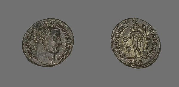 As (Coin) Portraying Emperor Licinius, 308-310. Creator: Unknown