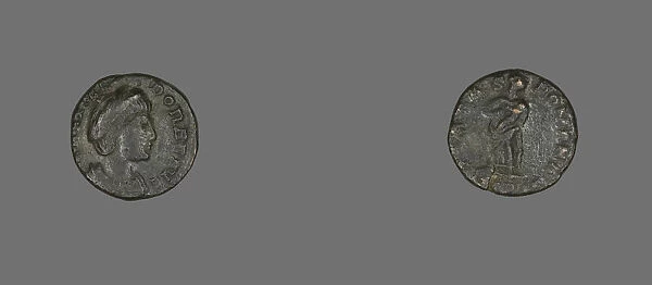 Coin Portraying Empress Theodora, 292-306. Creator: Unknown