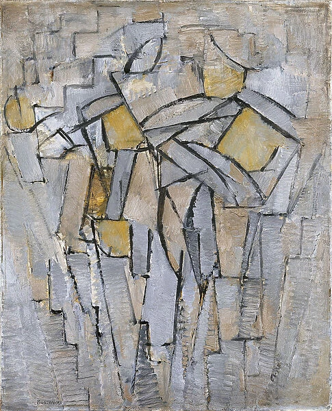 Composition No. XIII  /  Composition 2, 1913. Artist: Mondrian, Piet (1872-1944)