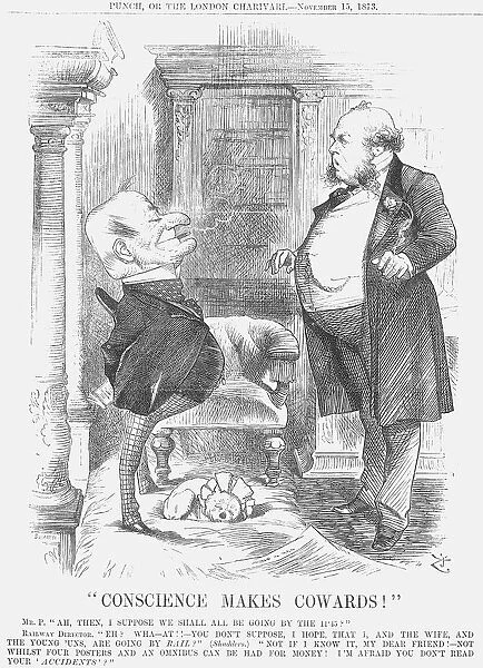 Conscience makes Cowards!, 1873. Artist: Joseph Swain