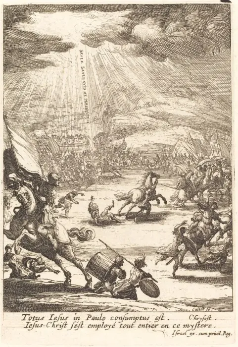 Framed Print : Jacques Callot Print: The Conversion of Saint Paul Framed Print : Jacques Callot Print: The Conversion of Saint Paul