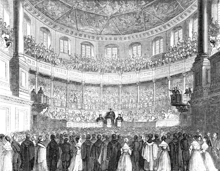 Framed Print : The Convocation in the Sheldonian Theatre Framed Print : The Convocation in the Sheldonian Theatre
