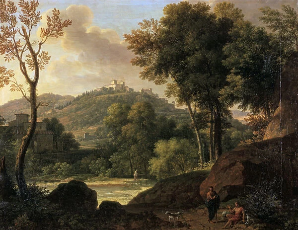 The Countryside around Florence, Italy, late 18th  /  early 19th century. Artist: Francois-Xavier Fabre