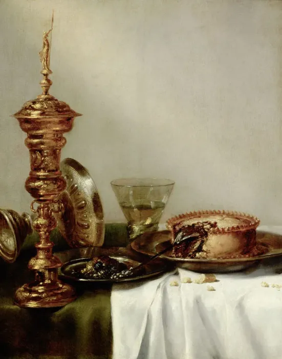 Framed Print : Covered Table, 1634 Print from the Art History Museum Collection Framed Print : Covered Table, 1634 Print from the Art History Museum Collection