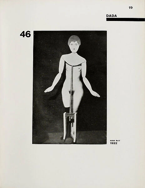 Dada. From: Die Kunstismen. (The Isms of Art) by El Lissitzky und Hans Arp, 1925