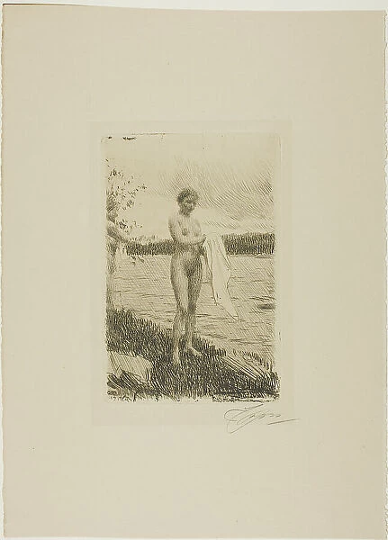 Dal River, 1919. Creator: Anders Leonard Zorn