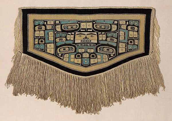 Dance Blanket with Diving Whale and Raven Motifs, Northwest Coast, Late 19th century