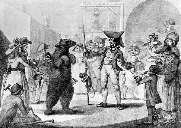 Dancing Bear, 1785. Artist: C Knight