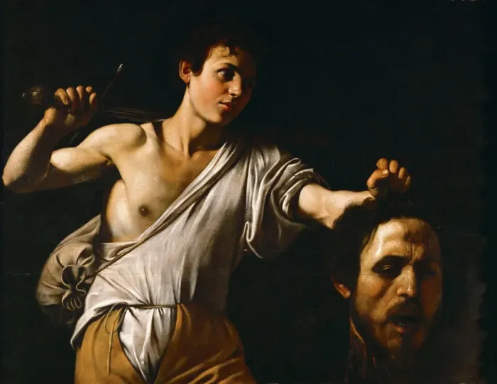 Framed Print : David with the Head of Goliath Print, Art History Museum, Vienne Framed Print : David with the Head of Goliath Print, Art History Museum, Vienne