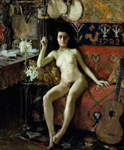 Demasquee, 1888. Artist: Gallen-Kallela, Akseli (1865-1931)
