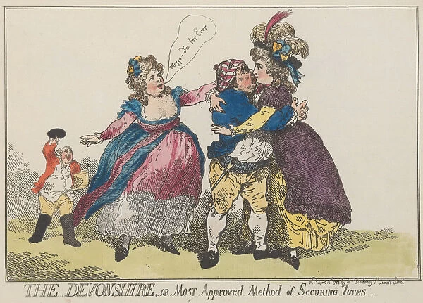 The Devonshire, or Most Approved Method of Securing Votes, April 12, 1784