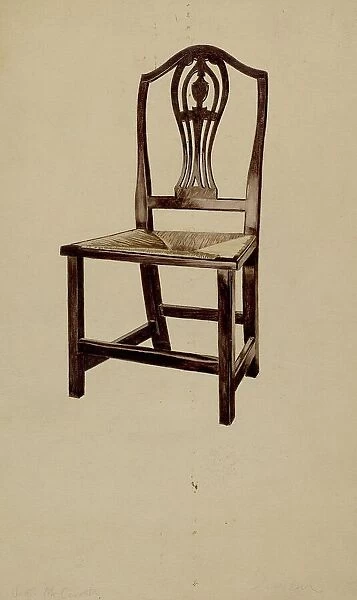 Dining Chair, c. 1936. Creators: McCarthy, Donald Donovan