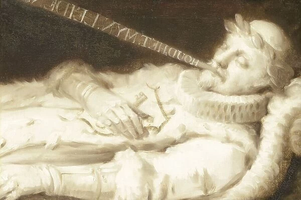 Dirk van Bronkhorst op zijn sterfbed tijdens het beleg van Leiden in 1574, 1574-1599. Creator: Unknown