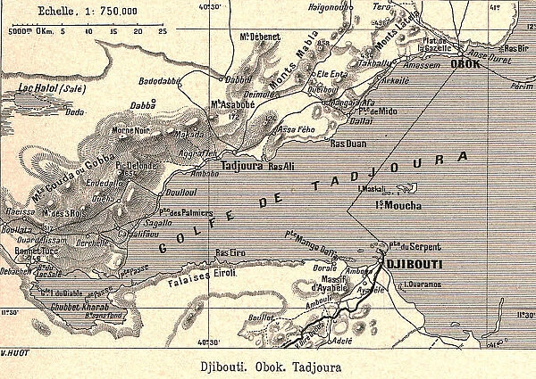 'Djibouti. Obok. Tadjoura; Le Nord-Est Africain, 1914. Creator: Unknown