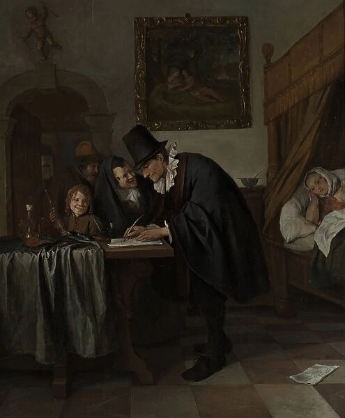 The Doctors Visit, ca 1665. Artist: Steen, Jan Havicksz (1626-1679)