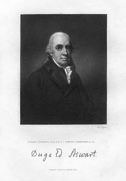 Dugald Stewart (1753-1828), Scottish philosopher, 19th century. Artist: WH Ligars