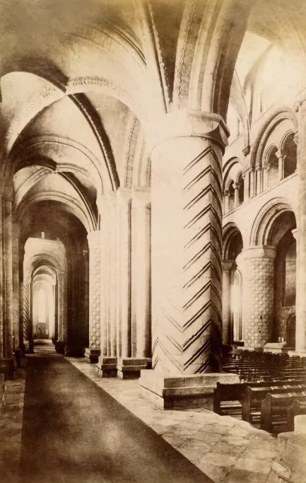 Framed Print : Durham Cathedral Print, 1893