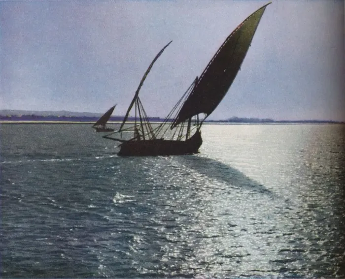 Framed Print : Moonlight on the Upper Nile, c1930s Print Framed Print : Moonlight on the Upper Nile, c1930s Print