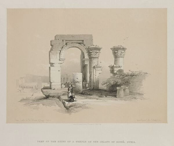 Egypt and Nubia, Volume II: Ruins - Temple on the Island of Biggeh, Nubia, 1847. Creator