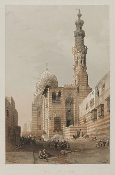 Egypt and Nubia, Volume III: Tombs of the Khalifs, Cairo, 1848. Creator: Louis Haghe (British