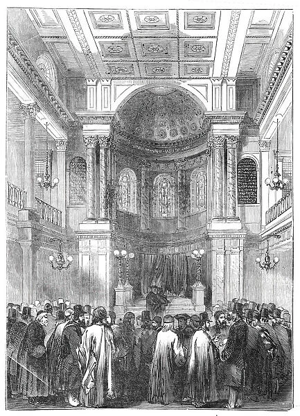 Election of Rabbi, at the Synagogue, Great St. Helen s, 1844. Creator: Unknown