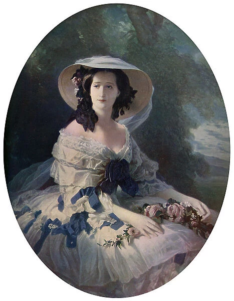 The Empress Eugenie, 19th century, (c1920). Artist: Franz Xaver Winterhalter