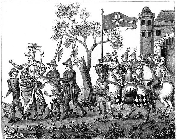 Entry of the King of Epinette, 16th century (1849)