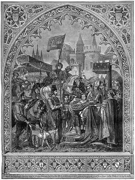 Entry of Louis XI of France into Troyes, 1462 (1882-1884)