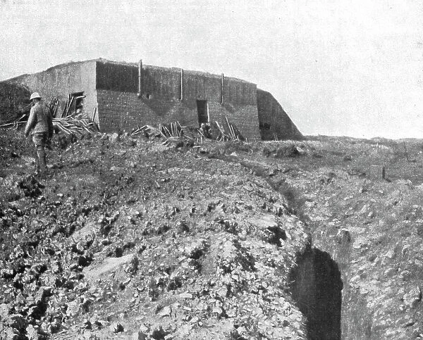 Episodes de la bataille de Verdun; l'ouvrage de Thiaumont; l'ouvrageoccupe par nous, au... 1916. Creator: Unknown
