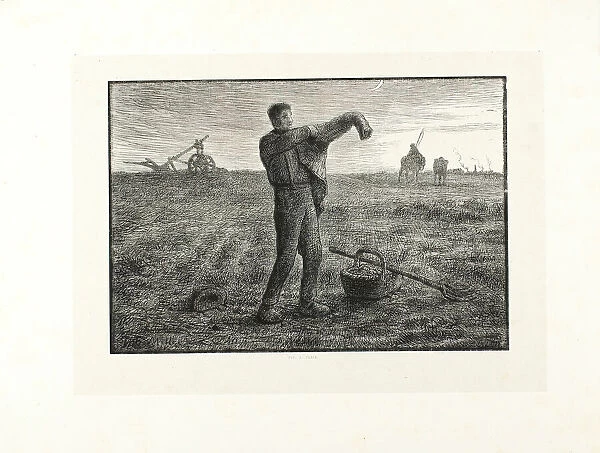 Evening, 1860. Creator: Jacques-Adrien Lavieille