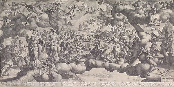 The Feast of the Gods at the Marriage of Cupid and Psyche, 1587. 1587