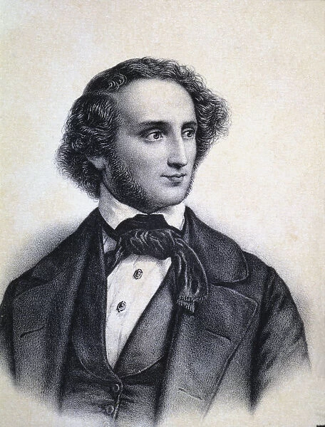 Felix Mendelssohn Bartholdy (1809-1847), composer and German conductor