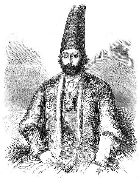 Ferouk Khan, the Persian Ambassador to the Emperor of the French, 1857. Creator: Unknown