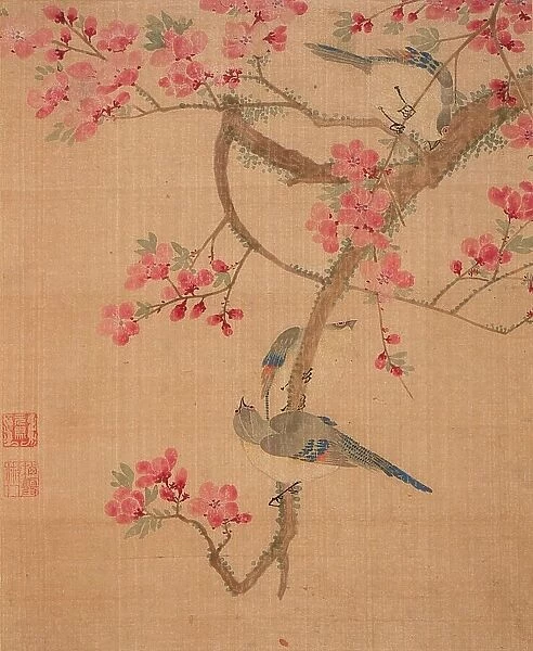 Flowers, Birds and Fish (Album of 13 leaves) (image 7 of 10), 1690. Creator: Ma Yuanyu