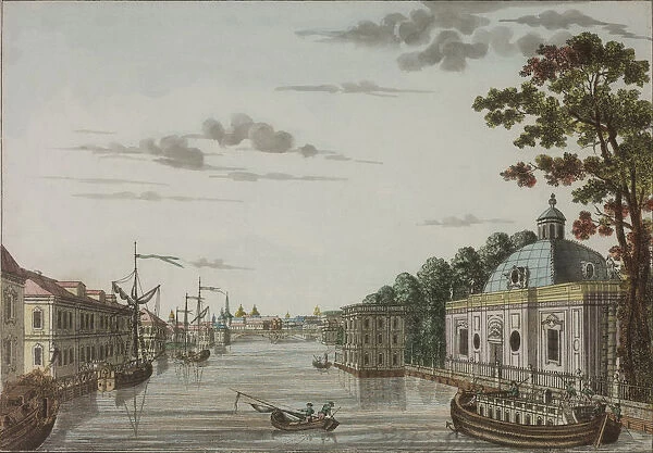 Fontanka River at the Summer Garden in Saint Petersburg, Between 1792 and 1820