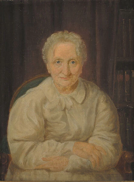 Forfatterinden Juliane Marie Jessen, 1828-1832. Creator: Constantin Hansen